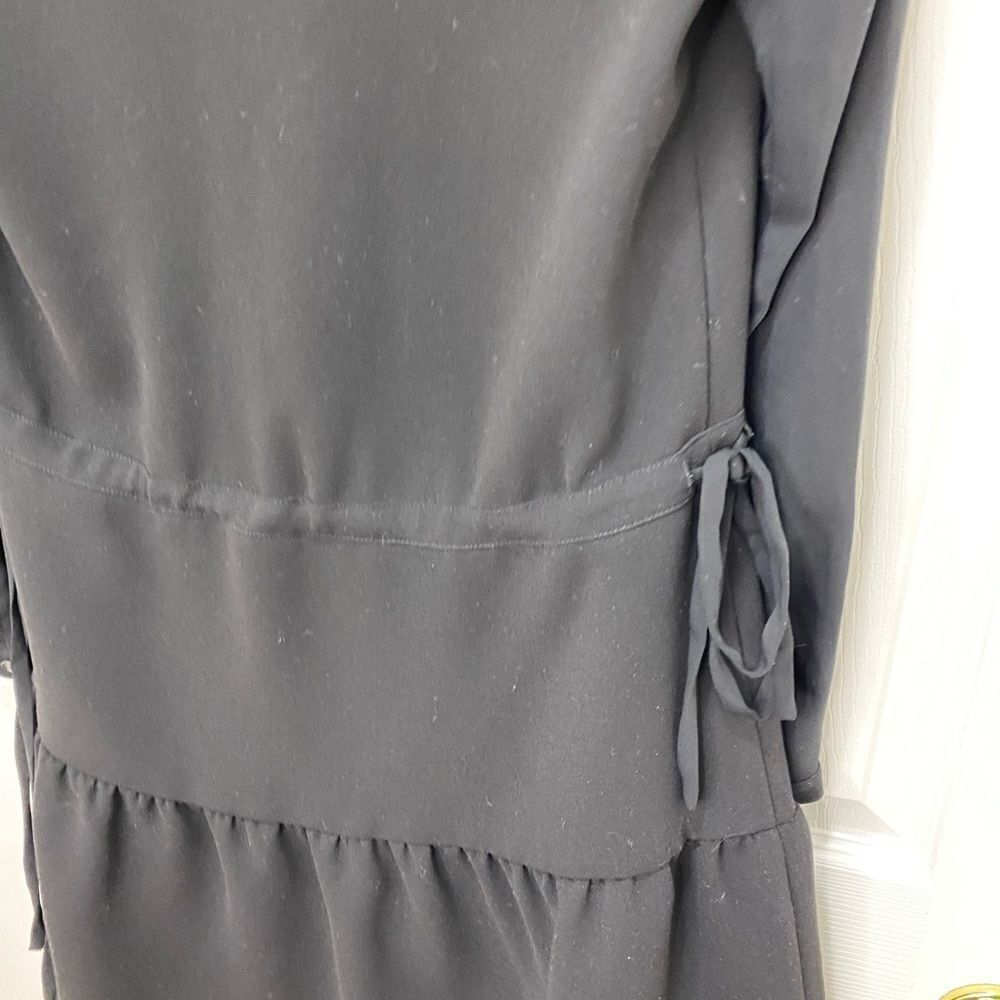 41 Hawthorn long sleeve black v neck top, size large - Picture 6 of 16